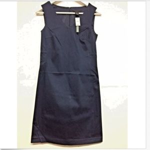 The Limited V Neck Sleeveless Sheath Dress